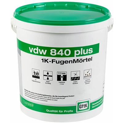 Vdw 840 Plus 1K Fugenmörtel, steingrau, 12,5 Kg Image