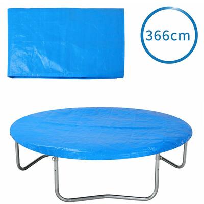 Monzana - Trampolin Abdeckung ø 183/244/305/366/427 cm blau reißfest UV-beständig Wetterschutzplane Image
