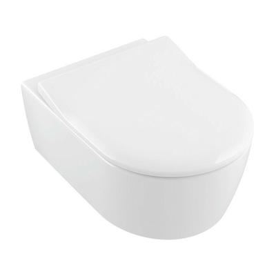 Villeroy & Boch Combi-Pack Avento DirectFlush wandhängend weiß Alpin inkl. WC-Sitz 5656RS01