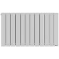 Sauter - Radiateur électrique à inertie fluide 2000 w Orosi horizontal blanc