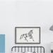 Harriet Bee Northernmost Silver Unicorn Framed Art Paper, Solid Wood in White | 24 H x 36 W x 1.5 D in | Wayfair 3C8B00D52097452A94C63B261ABF52CF