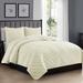 Wayfair Basics® Microfiber Reversible Diamond Quilt Set Polyester/Polyfill/Microfiber in White | Twin/Twin XL Quilt + 1 Twin Sham