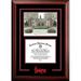 Patriot Frames NCAA Nebraska Cornhuskers Spirit Graduate Diploma w/ Campus Images Lithograph Frame in Brown/Red | Wayfair NE999SG-1185