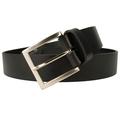 42-46 (XL) Black 40mm (1.57") Wide -Mens Quality Leather Jeans Belt - Made in UK (BD-0030-40)