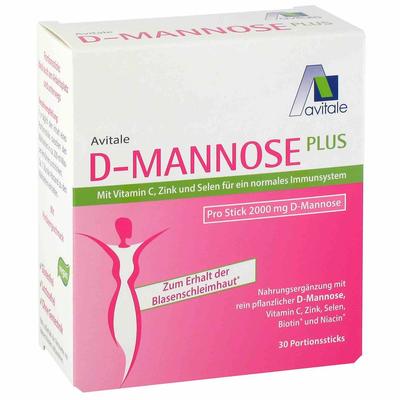 D-Mannose Plus 2000 mg Sticks m.Vit.u.Mineralstof. 30x2,47 g Pulver