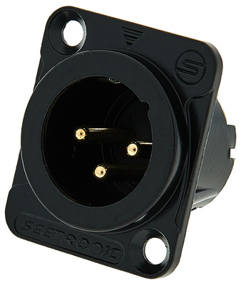 Seetronic MJ3F2C-BG 3pin XLR black