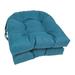 Winston Porter Indoor/Outdoor Dining Chair Cushion Polyester in Blue | 3.5 H x 16 W in | Wayfair C77C21F762BD4BFE963D46E699DF0E0A