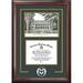 Patriot Frames NCAA Colorado State Rams Spirit Graduate Diploma w/ Campus Images Lithograph Frame in Brown/Red | Wayfair CO999SG-1185