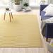 White/Yellow 72 x 0.13 in Area Rug - Wade Logan® Arzilla Striped Yellow Area Rug Polypropylene | 72 W x 0.13 D in | Wayfair