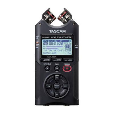 TASCAM DR-40X 4-Channel / 4-Track Portable Audio Recorder and USB Interface with A DR-40X