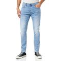 G-STAR RAW Herren 3301 Slim Jeans, Blau (lt indigo aged 51001-8968-8436), 40W / 36L
