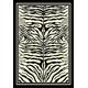 SrS Rugs® Luna Collection, Living Room Rug and Hallway Runner, with Soft Smooth 8mm Pile. Animal Print Design. 3 Colours, 5 Sizes (Zebra, 160 x 225 cm)