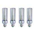 Bulbright 4 Pack LED Corn Light Bulb 25W, E27 Socket, 2700K Warm White, LED Bulb for Indoor Outdoor Garage Factory Warehouse Backyard Garden (Warm White-2700K, 25 Watt)