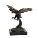 World Menagerie Laster Figurine Metal in Black | 11 H x 11.5 W x 7.25 D in | Wayfair 461153EF179241209DEA6988FB8C7515