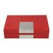 Orren Ellis Cufflinks Jewelry Box Wood/Fabric in Red | 2.5 H x 9.75 W x 6.25 D in | Wayfair ABD2AED5E26B4DECB04DDD18416BE90C