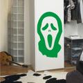 Indigos 4052166086424 Wandtattoo w475 Scream Maske Wandaufkleber 96 x 53 cm, grün