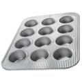 USA Pan Bakeware Cupcake und Muffin Pan, 12 Nun, Nonstick & Quick Release Beschichtung, Made in den USA aus Aluminium Stahl