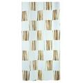 Spirella Seagrass Duschvorhang, Textil/Polyester, 120 x 200 cm, weiß/creme/beige/braun