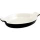 Winware schwarz oval Gratin