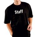 Winware Fruit of The Loom Schwarz Staff T-Shirt