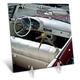 3dRose DC 56741 _ 1 Old American Cabrio car-Desk Uhr, 6 von 6