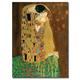 Markenzeichen Fine Art der Kuss von Gustav Klimt Leinwand Art Wand 2, 18 x 24