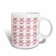 3dRose Piggy Power – Pink Pig Print – Magic Transforming Tasse, 313 ml. (Tasse 6295 _ 3)