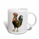 3dRose Vintage Antik Bird Illustration Cock Hahn Huhn 11 oz Tasse, Keramik, weiß, 10,2 x 7,62 x 9,52 cm