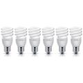 Philips Energiesparlampe Tornado 15 W ersetzt 70 W E27, 6er-Pack, tageslichtweiß 8727900925852