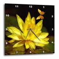 3dRose DPP 18462 _-_ 2-Lotus Blossom Wanduhr, 13 von 33 cm