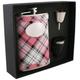 Visol "Valor Plaid Deluxe Fläschchen Geschenk-Set, 230 ml, Pink