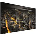 BILD WANDBILD BILDER WANDBILDER CANVAS- CITY SKYLINER ON FIRE 186 O1