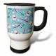 3dRose Cute Zahnarzt dentalhygieniker schwarz drucken Reise Tasse, 14-Ounce