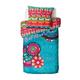 Desigual-Living 47DL066 Wendebettwäsche Handflower Mako - Satin, 155 x 220 cm