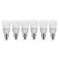 Philips Energiesparlampe Tornado 15 W ersetzt 75 W E27, 6er-Pack, warmweiß 8727900925791