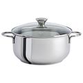 Gemüsetopf Cookway Master Edelstahl mit Deckel Größe: 18 cm H x 26 cm B x 35 cm T