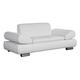 Max Winzer® Sofa 2-Sitzer Palm Bay, creme (beige, weiß), feines Strukturgewebe, Couch, modern, 190 x 90 x 76 cm