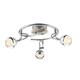 Dekorative LED Deckenleuchte nickel matt, chrom Acrylkugel mit Chromring 5W - Globo DENVER 56548-3