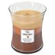 Woodwick Herbst Sonnenuntergang Medium Trilogy Duftkerze, Glas, braun, 9.9 x 9.8 x 11.6 cm