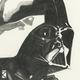 Star Wars "Darth Vader Sketch, 30 x 30 cm, Leinwanddruck, Mehrfarbig
