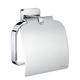 Smedbo "Ice 'WC-Papierrollenhalter mit Deckel, Silber