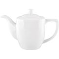 H&H Kaffeemaschine Quadratisch, Bone China, Weiß, 6 Stück