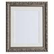 Tailored Frames-Vienna Silber Vintage Kunstvolles Antik Weiß Shabby Chic Bilderrahmen Größe 61 x 50,8 cm für 50 x 40 cm mit Halterung