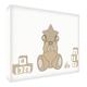 Feel Good Art Kobold Rahmen Wand Badewanne Medio (30 x 40 x 4 cm) beige