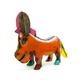 Rustikal Pfeil klein Big Head Esel für Decor, 24 von 9 von 53 cm, Multicolor