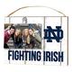 KH Sports Fan 1001100386 25,4 x 20,3 cm Notre Dame Fighting Irish Clip It Verwitterte Logo Foto Collage Rahmen