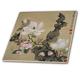 3dRose CT 212680 _ 4 Print der chinesischen in K Malen mit Floral & Schmetterling Keramik Fliesen, 30,5 cm