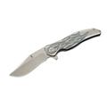 Kizer Taschenmesser Compadre Flames Taschenmesser, Grau, M, 01KI004_Grau