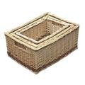 Red Hamper DH011/HOME Korb, Weide, braun Size 34 x 47 x 21cm