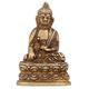 ShalinIndia indischen Religiösen Mudra Buddha Statue Buddhismus Dekor Messing Metall Kunst 5,1 cm 65 Gramm